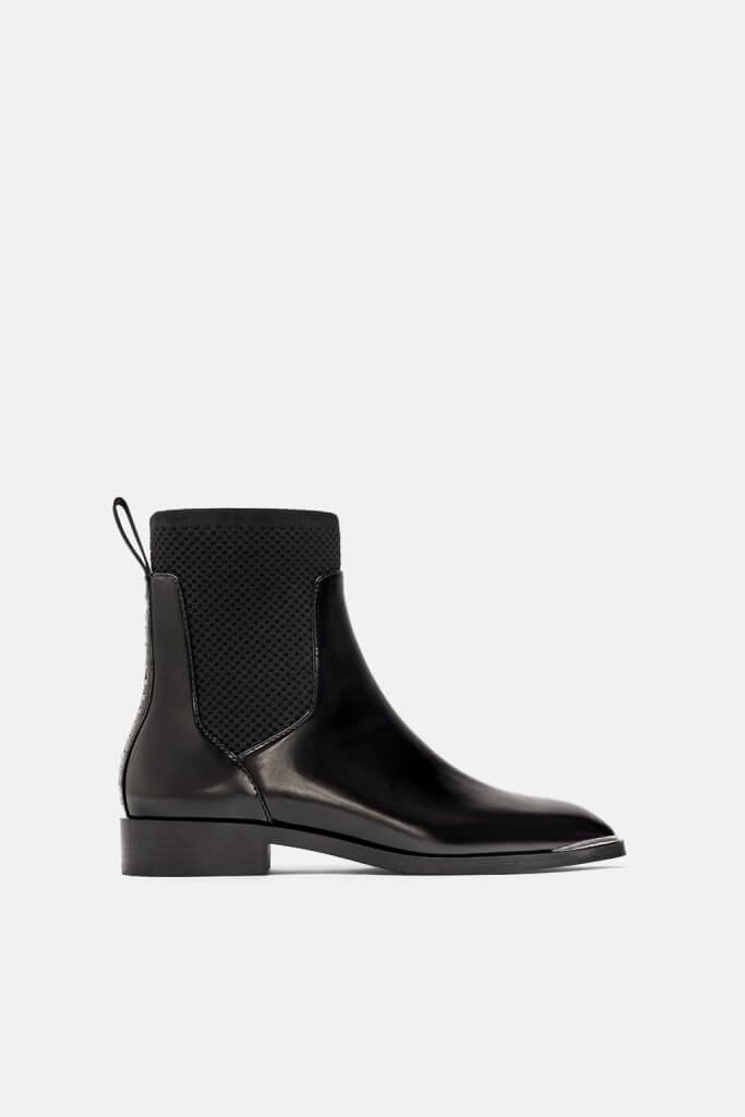 Botín Chelsea negro