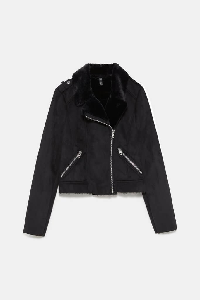 Chaqueta biker negra