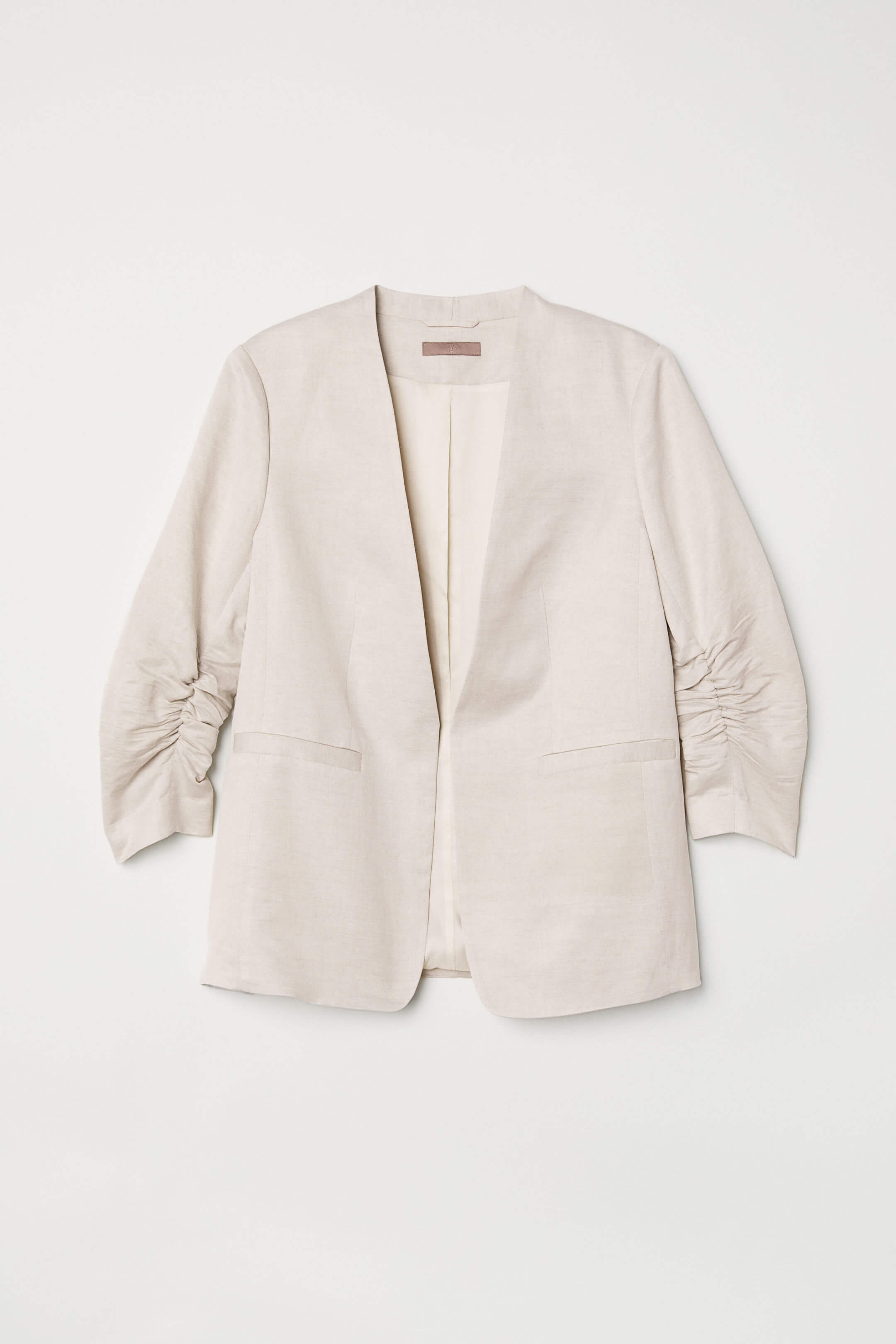 Americana de lino blanco, H&M