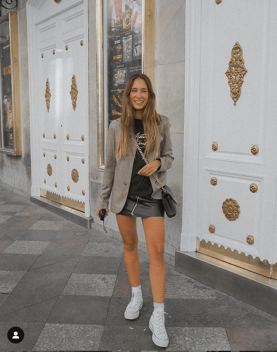 Look rockero de Grace Villarreal.