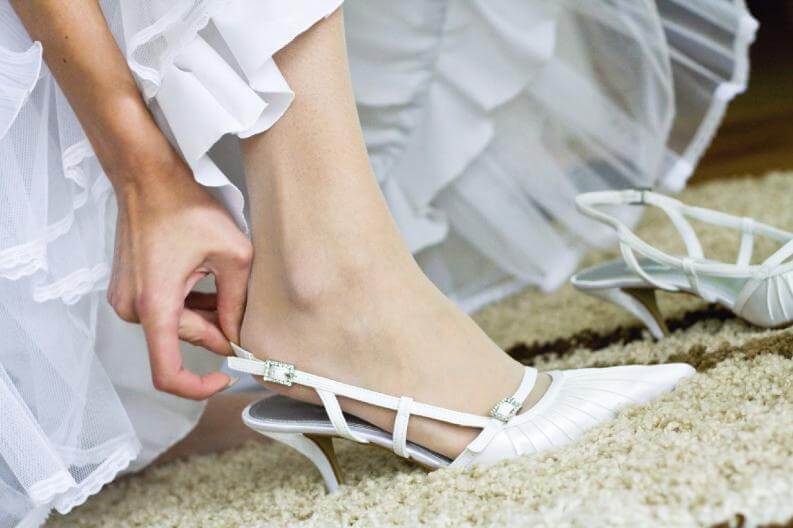 Zapatos perfectos para la boda: slingback.