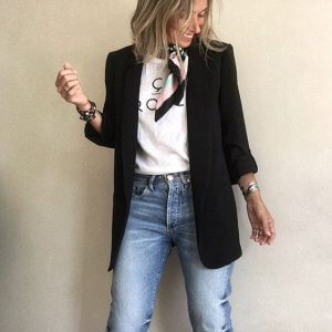 Cómo combinar una blazer negra: ideas originales