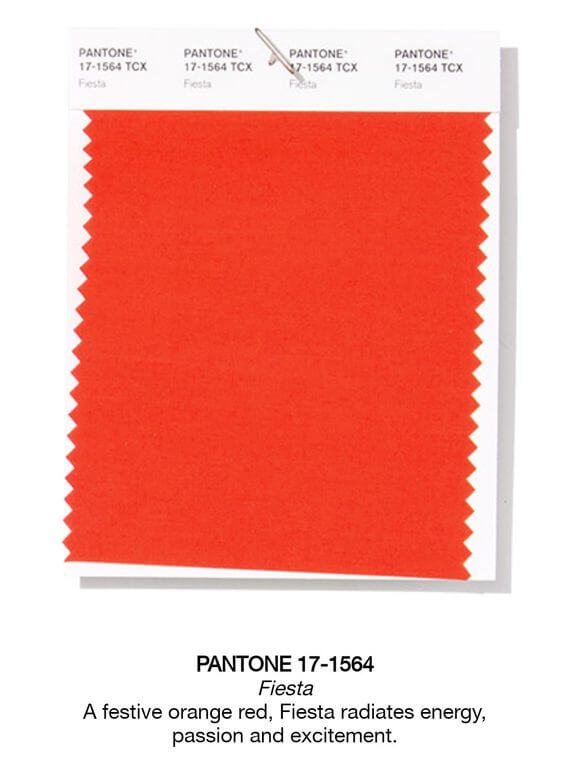 Uno de los colores del año será el Rojo fiesta.
