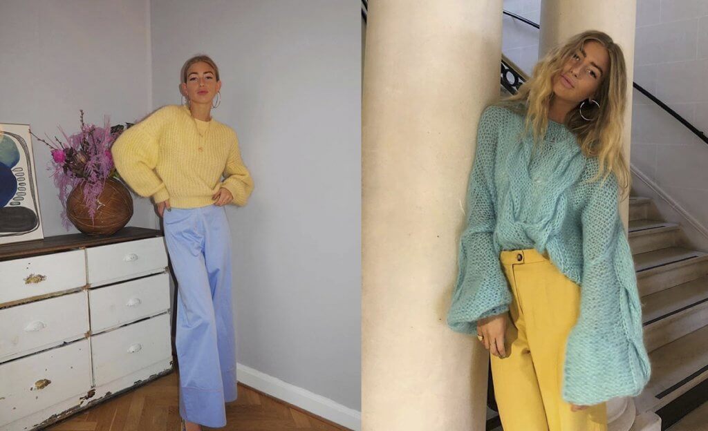 Emili Sindlev looks amarillo