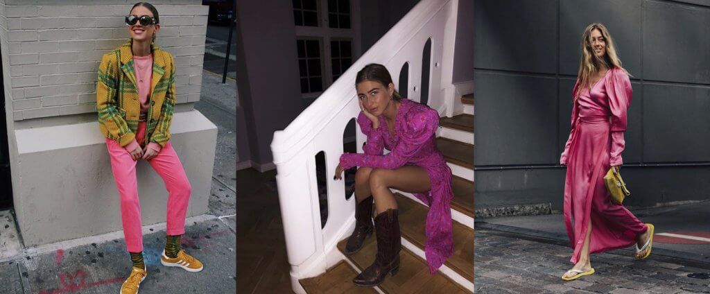 Emili Sindlev outfits fucsia