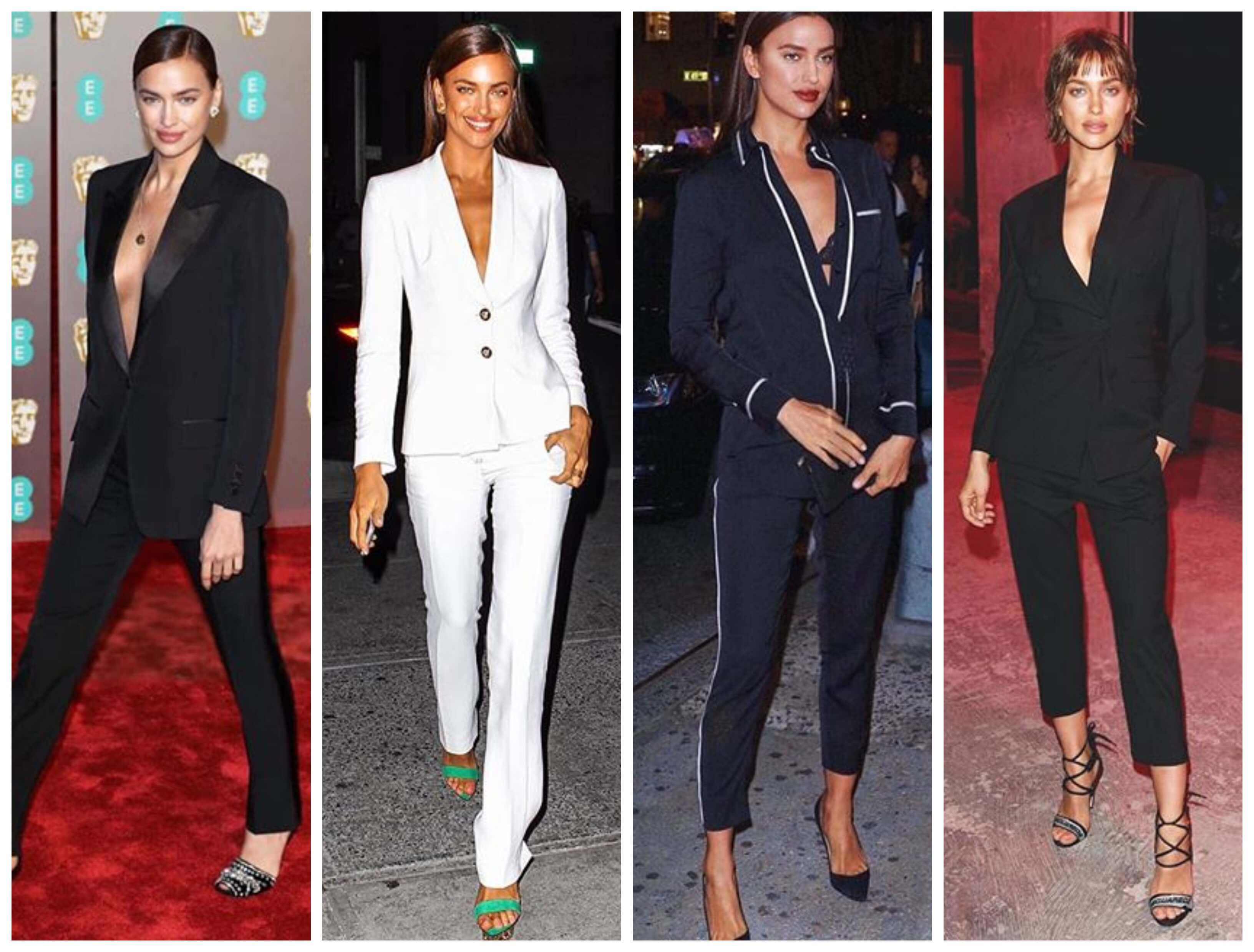 Irina Shayk con trajes