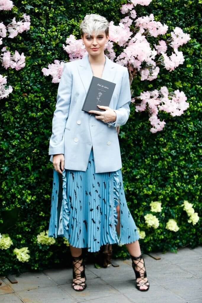 Laura Escanes en la presentación de 'Piel de letra'.