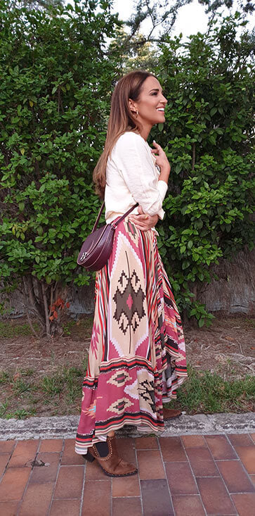 Look de inspiración Gaucho de Paula Echevarría.