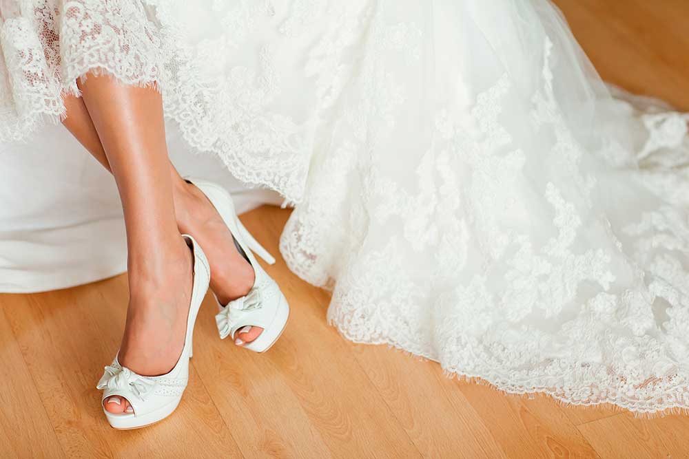 Peep toes, el calzado perfecto para un evento nupcial.
