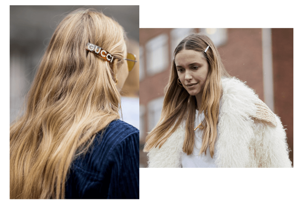 Peinados con horquillas - Tendencia street style .