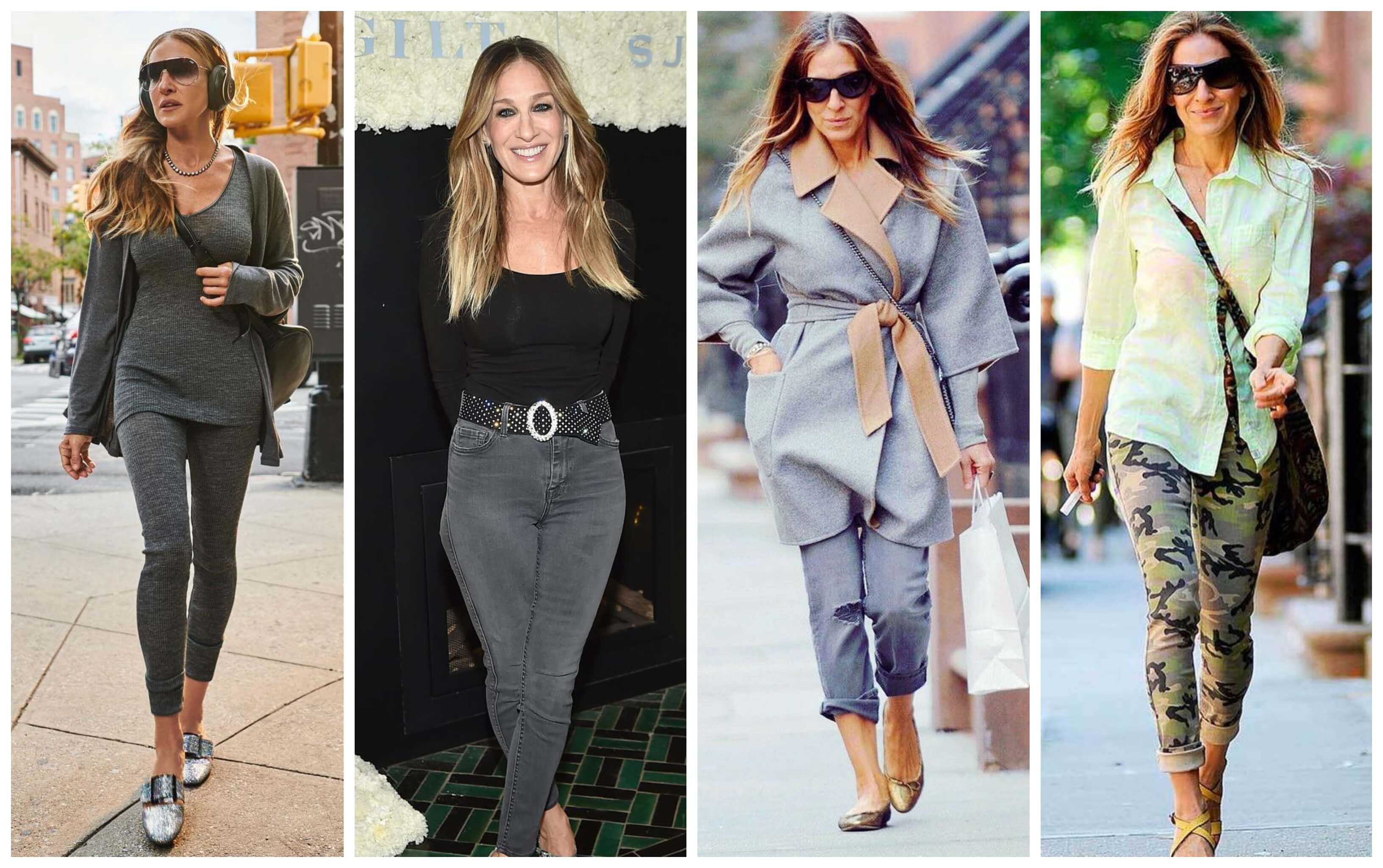 Sarah Jessica Parker con looks casuales