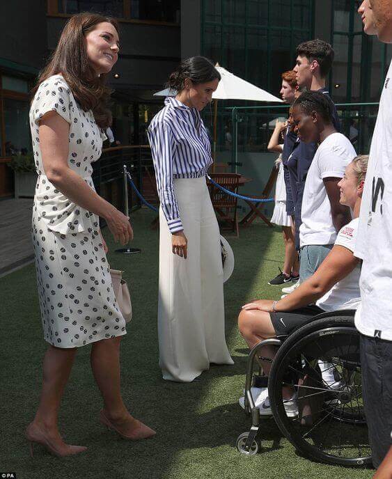 Kate Middleton y Meghan Markle en Wimbledon
