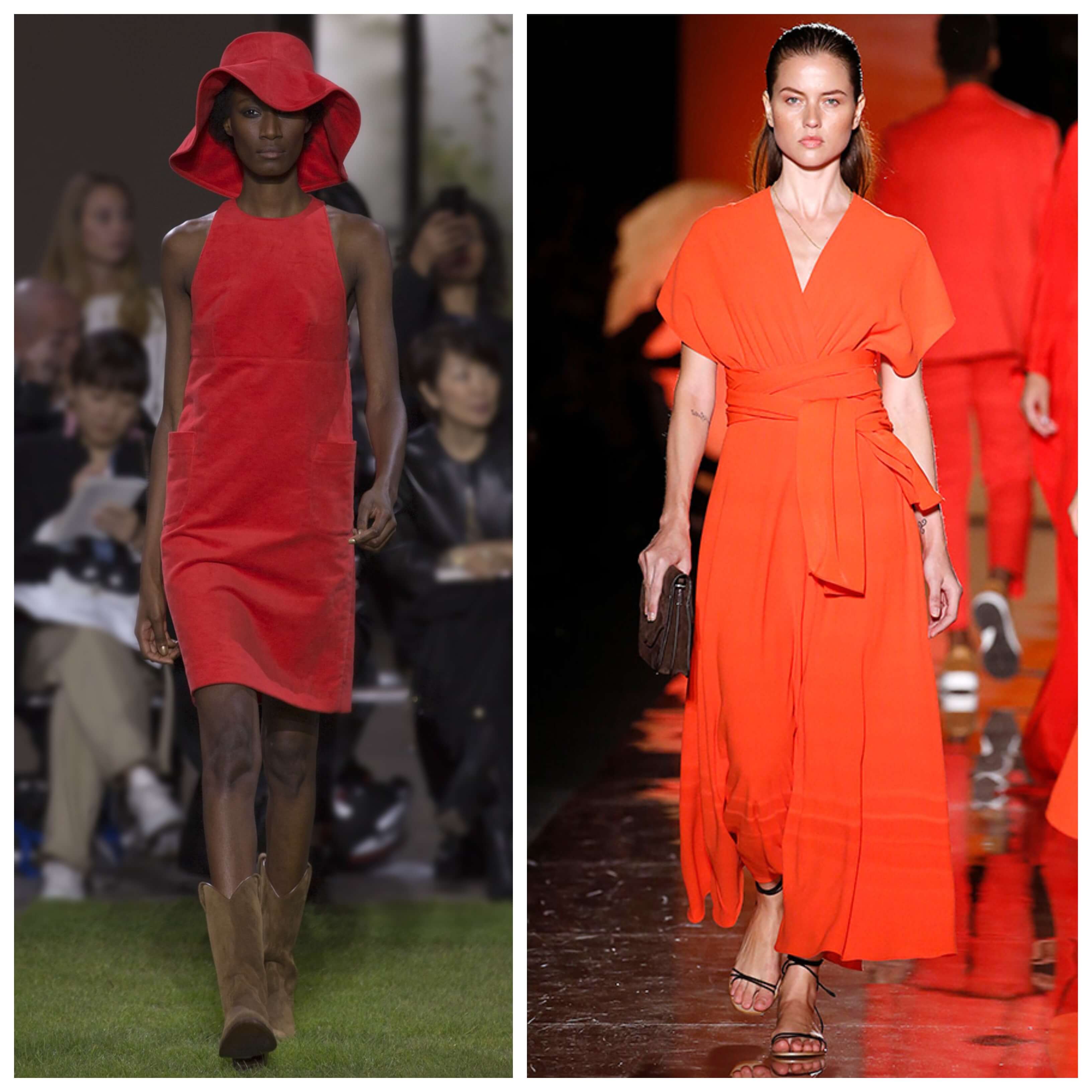 Color rojo en tendencia en el 2019.