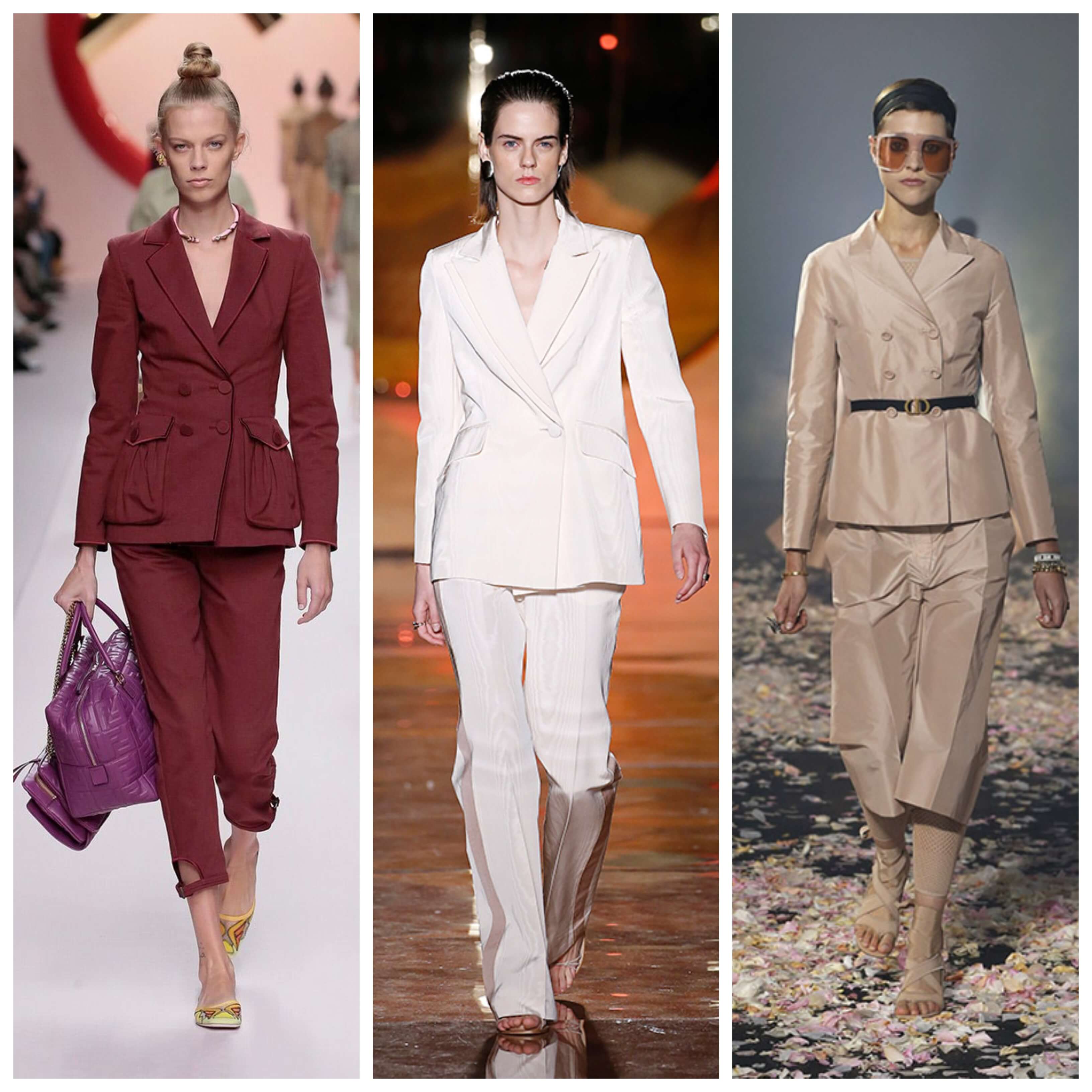 Trajes de moda en el 2019.