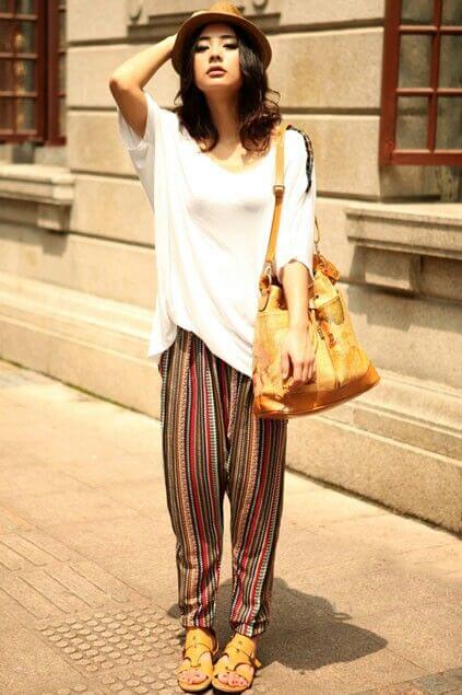 TIpos de pantalones | Look bohemio