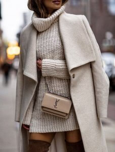 Cómo llevar un vestido en invierno sin pasar frío