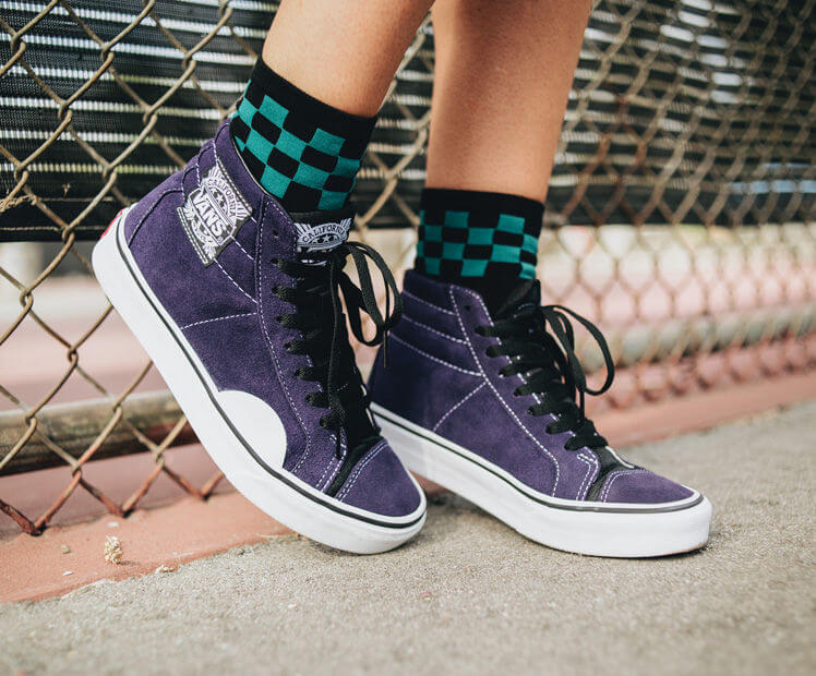 Zapatillas para skate marca Vans.