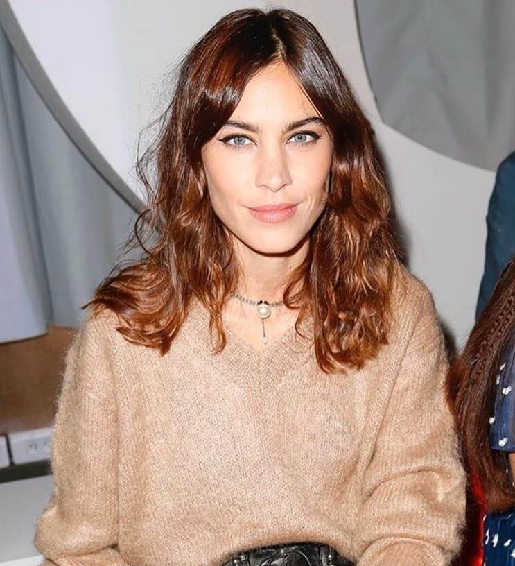 Alexa Chung corte de pelo swag.
