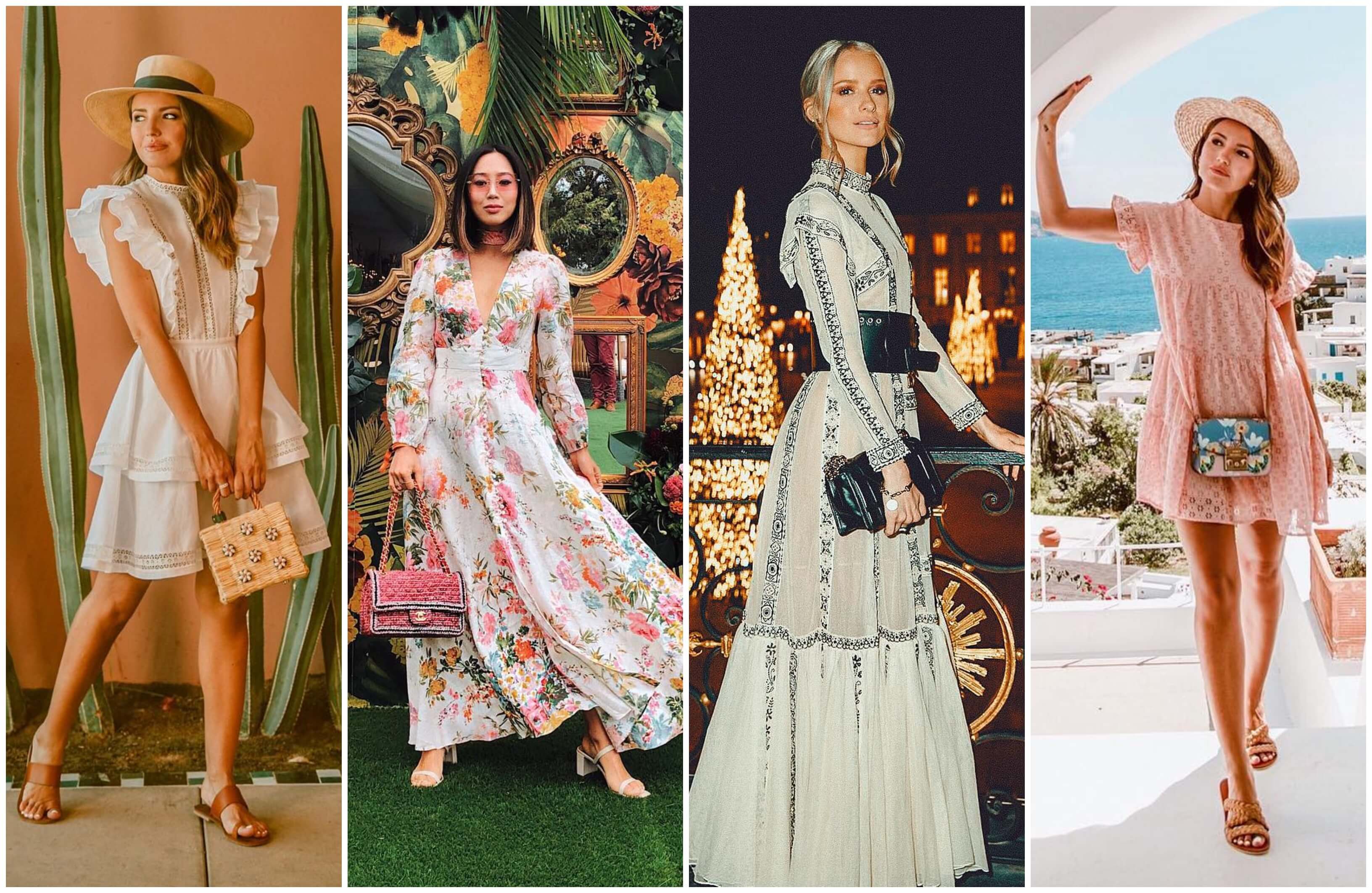 Estilo romántico, compuesto por prendas delicadas.