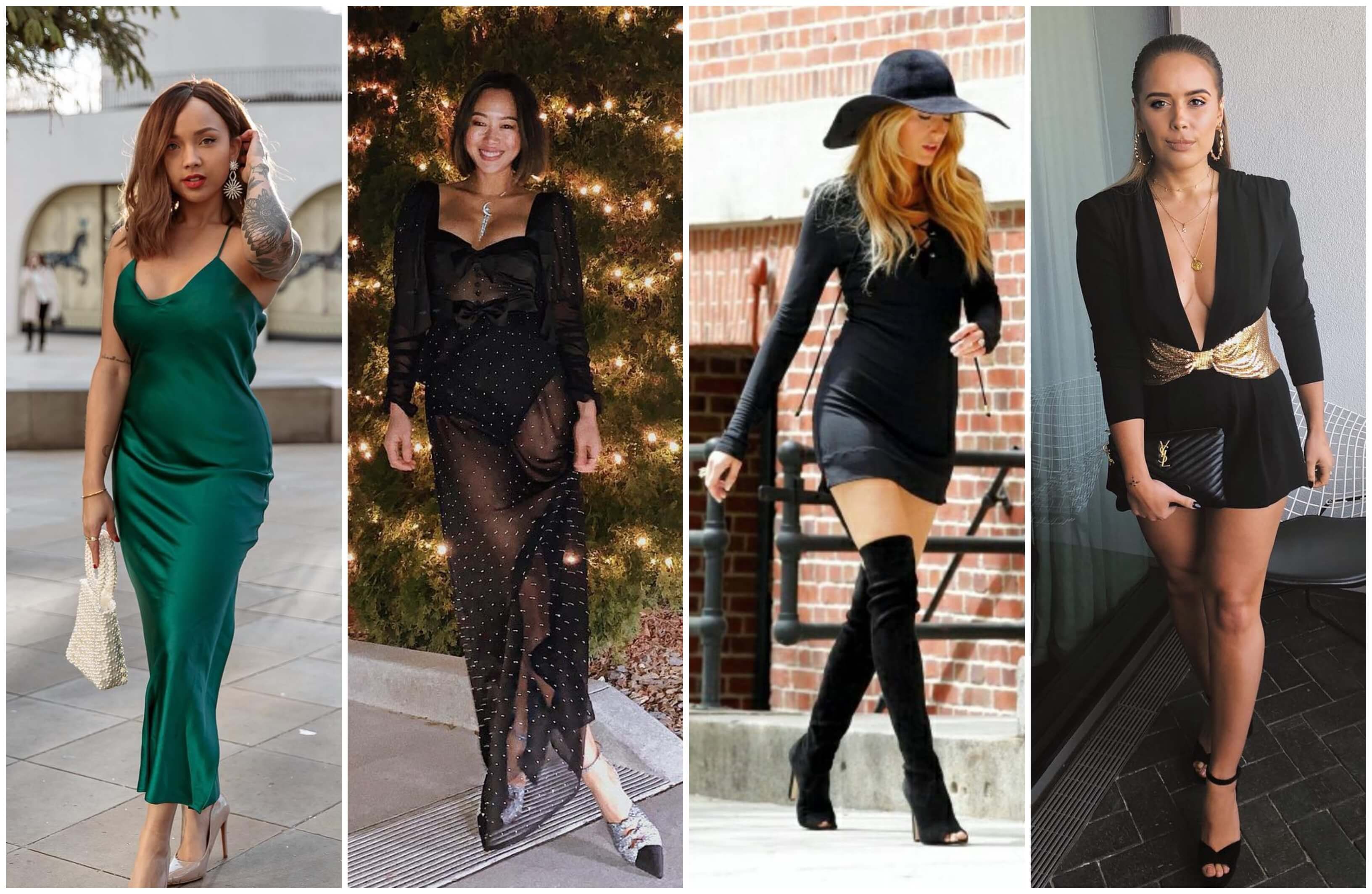 El estilo seductor está compuesto por telas sedosas y vaporosas.