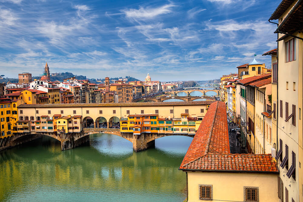 Florencia, una ciudad de la región de la Toscana.