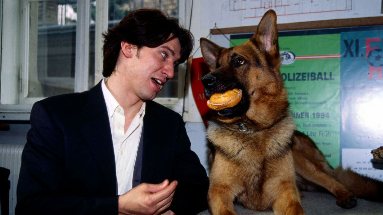 Rex, un policía diferente y adorable.