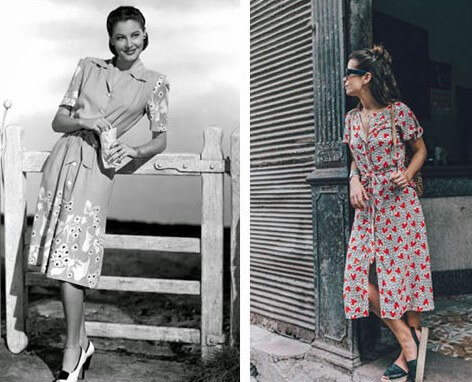 Tea dress, inspirado en Ava Gardner.